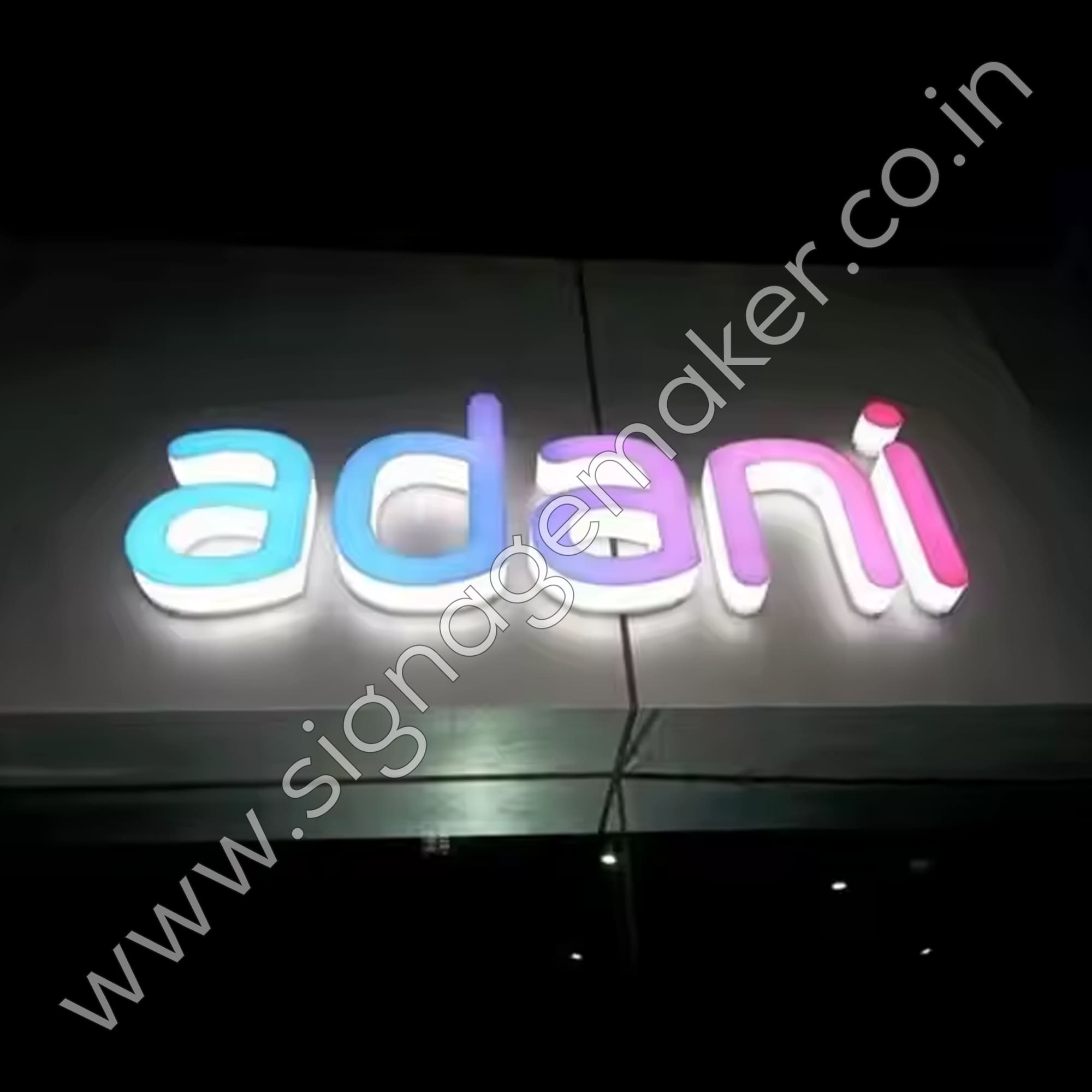 Acrylic Letter with UV Print for Color