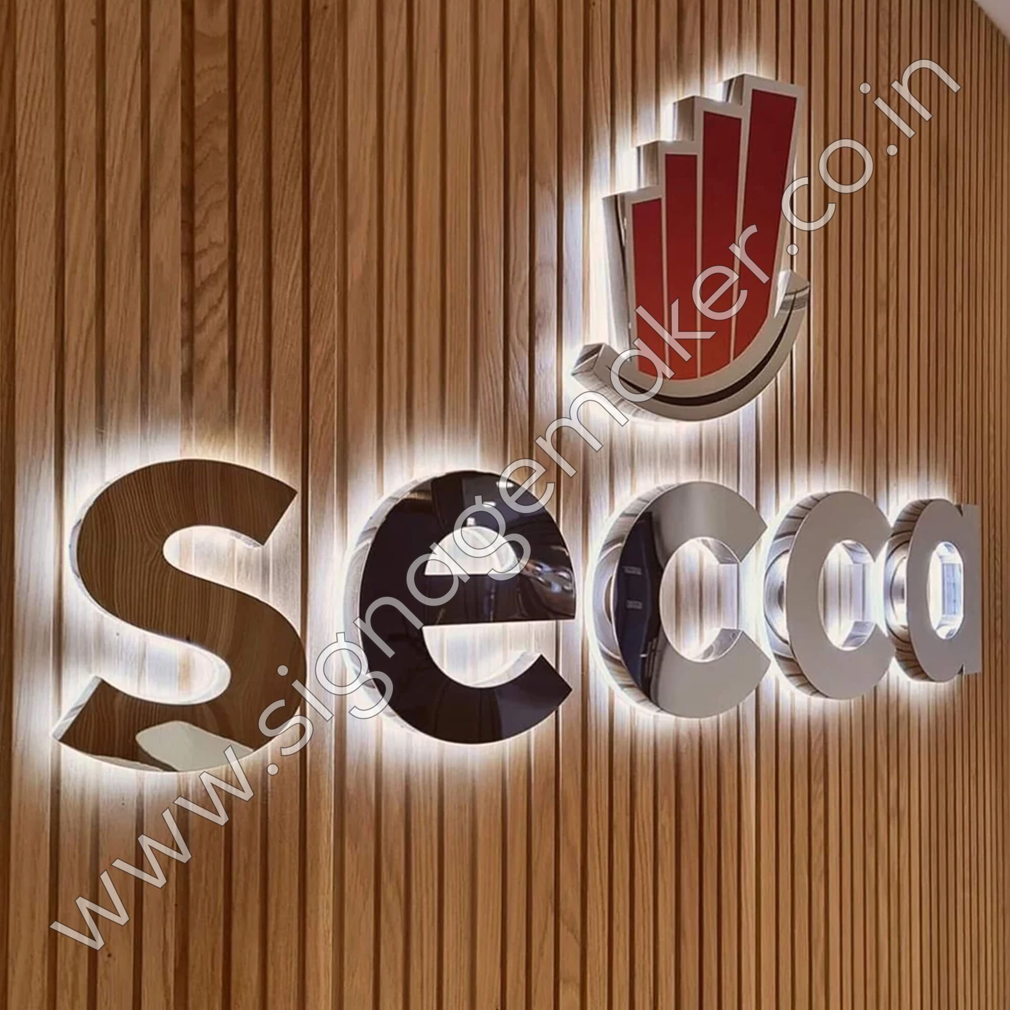 Steel Lit Letter
